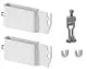 Kermi-Traegerset-f-Standkonsolenfuss-60x10-Typ-10-weiss-fuer-Flachheizkoerper-Vplus-ZB04610001 gallery number 1